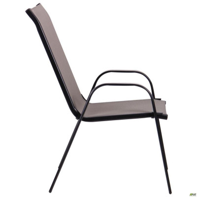 Стілець садовий Art Metal Furniture Puerto чорний, темно-сірий (521805)