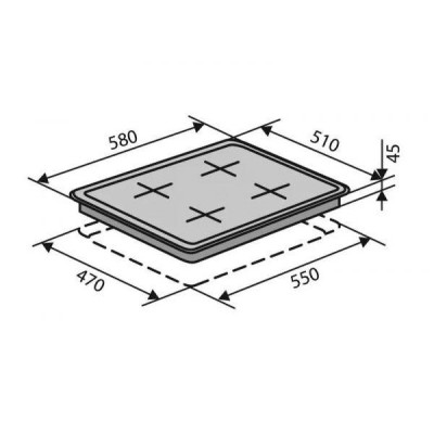 Варильна поверхня комбінована Ventolux HG631-B2 (X)