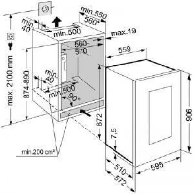 Винна шафа Liebherr EWTgw 1683 Винна шафа Liebherr EWTgw 1683