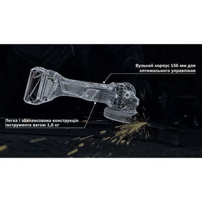 Болгарка (кутова шліфувальна машина) Bosch GWS 180-Li (06019H9025)