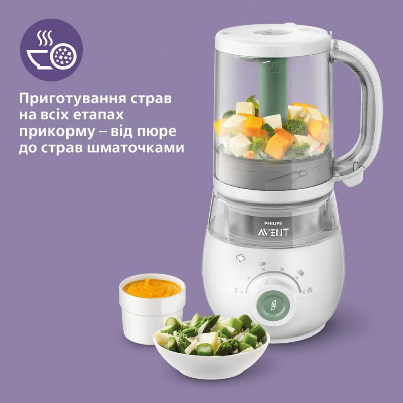 Дитяча пароварка-блендер Philips AVENT SCF885/01