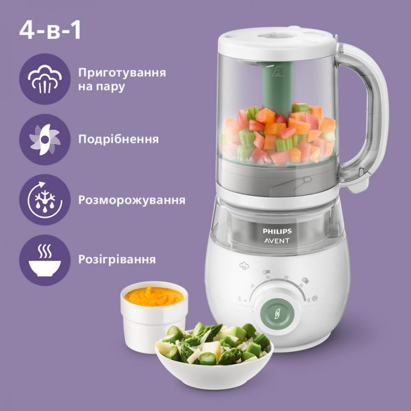 Дитяча пароварка-блендер Philips AVENT SCF885/01