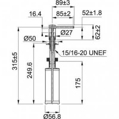 Дозатор для кухонного миття Franke Comfort 119.0578.746
