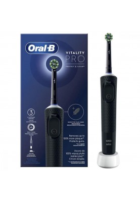 Електрична щітка Oral-B Vitality D103 PRO Protect X Clean D103.413.3 Black