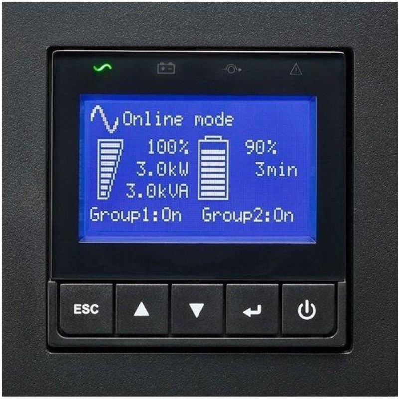 ДБЖ безперервної дії (Online) Eaton 9PX 1000VA RT2U (9PX1000IRT2U)