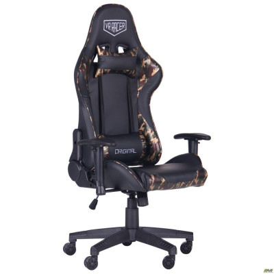 Комп'ютерне крісло для геймера Art Metal Furniture VR Racer Original Command чорний/камуфляж (546706)