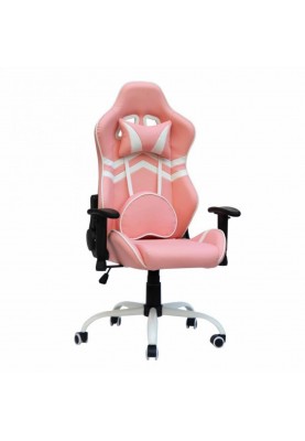 Комп'ютерне крісло для геймера Special4You ExtremeRace black/pink (E2929)