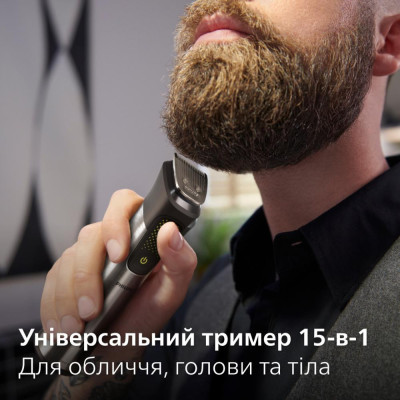 Машинка для стрижки + тример Philips Multigroom All-in-One Trimmer Series 9000 15in1 MG9552/15 Машинка для стрижки + тример Philips Multigroom All-in-One Trimmer Series 9000 15in1 MG9552/15