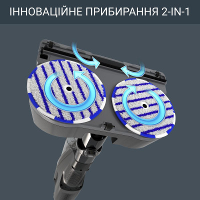 Миючий вертикальний пилосос (1в1) Rowenta X-Combo GZ3039WO