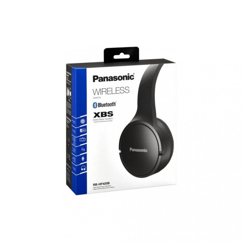 Навушники з мікрофоном Panasonic RB-HF420BGE-K Black