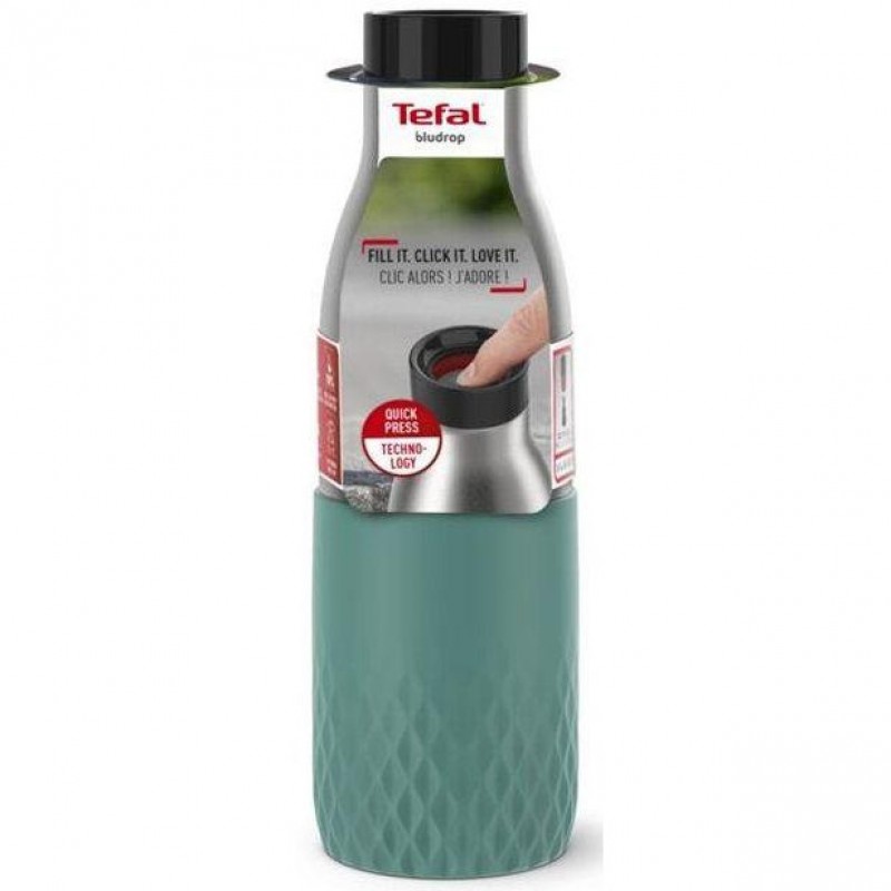 Термопляшка Tefal Bludrop soft touch 500 мл Green (N3110610)