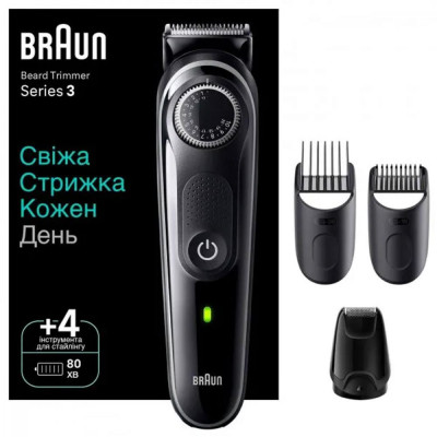 Тример для бороди та вусів Braun BeardTrimmer 3 BT3440