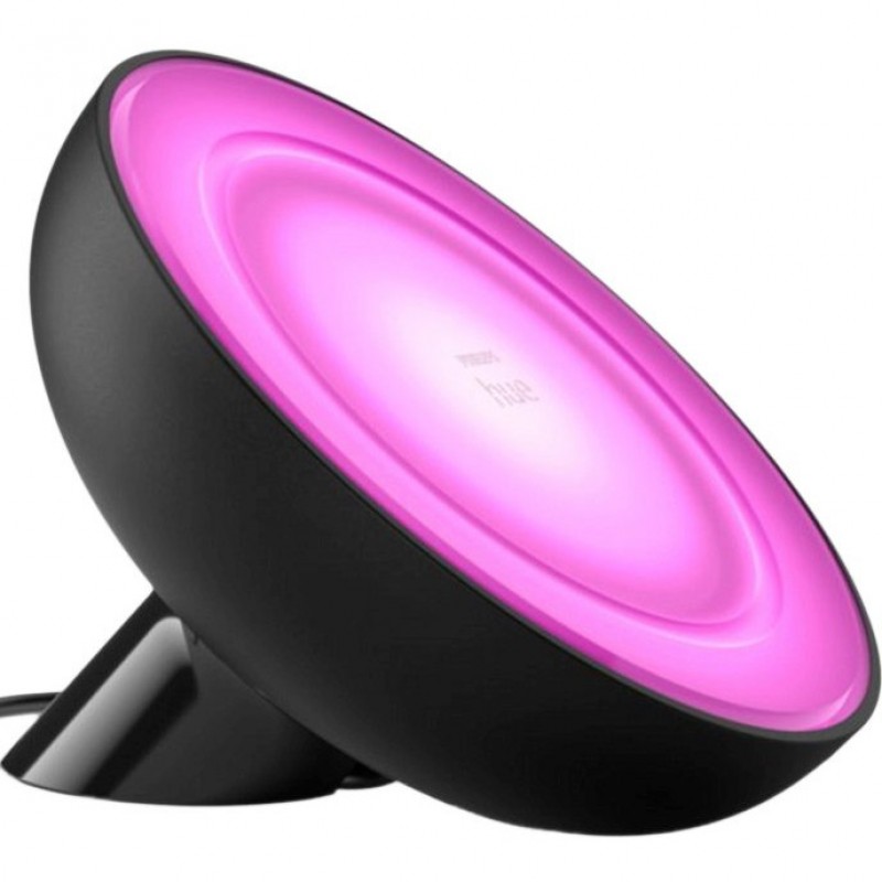 Розумний світильник Philips Hue Bloom 2000K-6500K Color Bluetooth чорний (929002376001)
