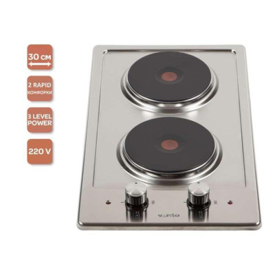 Варильна поверхня електрична Ventolux HE302 (INOX) 3