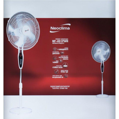 Вентилятор підлоговий Neoclima NF-451PWR