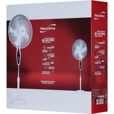 Вентилятор підлоговий Neoclima NF-451PWR