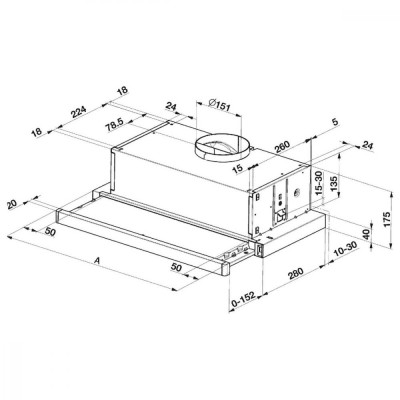 Витяжка телескопічна Beko HNT61310X