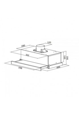 Витяжка телескопічна Pyramida TLX2 50 IX