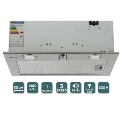 Вбудована витяжка Ventolux PUNTO 52 X (800) KN