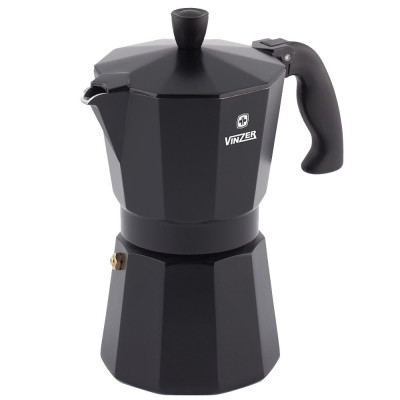 Кававарка гейзерна VINZER Moka Nero 89394 (50394)