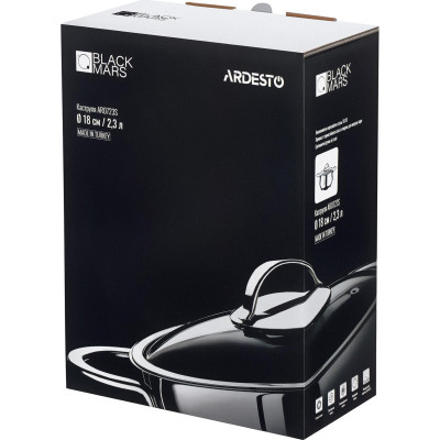 Каструля Ardesto Black Mars AR0723S Каструля Ardesto Black Mars AR0723S