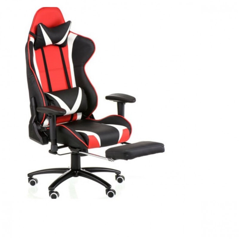 Комп'ютерне крісло для геймера Special4You ExtremeRace Black/Red/White (E6460)