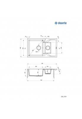 Кухонна мийка Deante Andante ZQN 7113