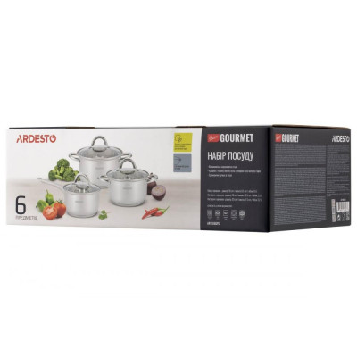 Набір каструль Ardesto Gemini Gourmet Andria (AR1906GPS)