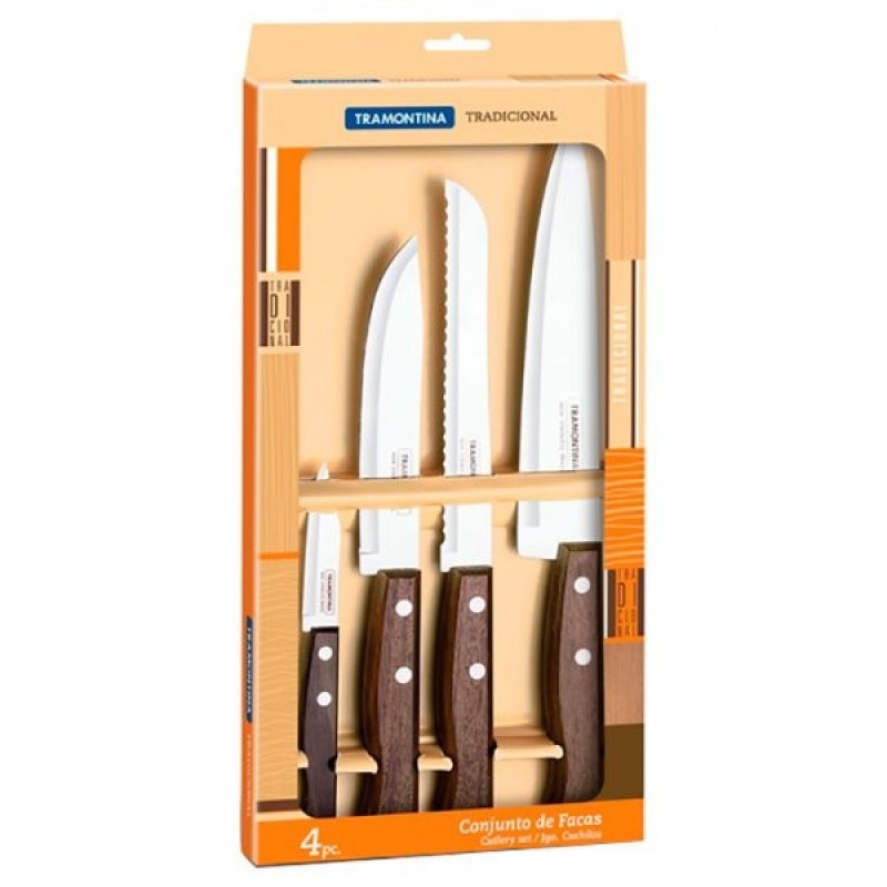 Набір ножів з 4 предметів Tramontina Tradicional 22299/041