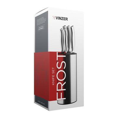 Набір ножів із 6 предметів VINZER Frost 50126