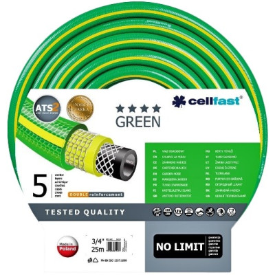 Шланг садовий Cellfast GREEN ATS 3/4'' 25m (15-120)