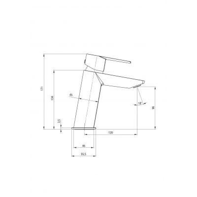 Змішувач для раковини Deante Agawa BQG 020M