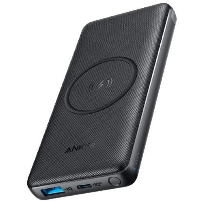 Зовнішній акумулятор (павербанк) Anker PowerCore III Sense 10000 mAh 18W PD Wireless Black (A1617H11)