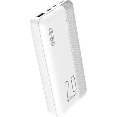 Зовнішній акумулятор (Power Bank) BYZ W23 20000mAh Type C PD White (BYZ-W23-W)