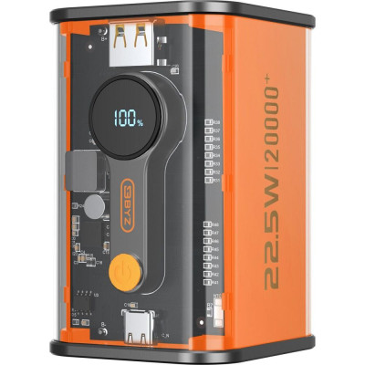 Зовнішній акумулятор (Power Bank) BYZ W90 20000mAh Type C PD Orange (BYZ-W90-O)