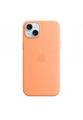 Чохол для смартфона Apple iPhone 15 Plus Silicone Case with MagSafe - Orange Sorbet (MT173)