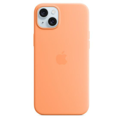 Чохол для смартфона Apple iPhone 15 Plus Silicone Case with MagSafe - Orange Sorbet (MT173)