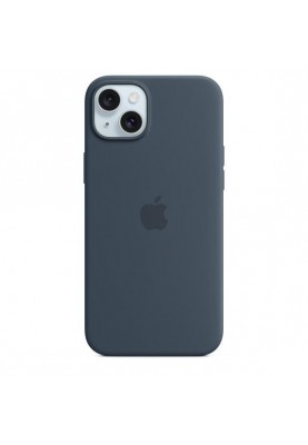 Чохол для смартфону Apple iPhone 15 Plus Silicone Case with MagSafe - Storm Blue (MT123)