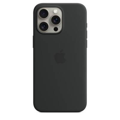 Чохол для смартфону Apple iPhone 15 Pro Max Silicone Case with MagSafe - Black (MT1M3)