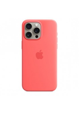 Чохол для смартфону Apple iPhone 15 Pro Max Silicone Case with MagSafe - Guava (MT1V3)