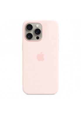 Чохол для смартфону Apple iPhone 15 Pro Max Silicone Case with MagSafe - Light Pink (MT1U3)