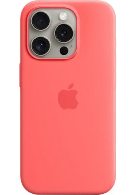 Чохол для смартфону Apple iPhone 15 Pro Silicone Case with MagSafe - Guava (MT1G3)