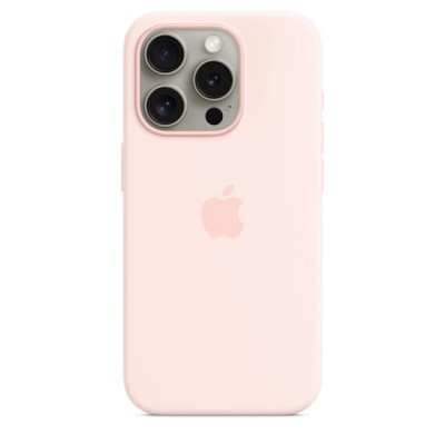 Чохол для смартфону Apple iPhone 15 Pro Silicone Case with MagSafe - Light Pink (MT1F3)