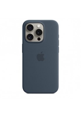 Чохол для смартфону Apple iPhone 15 Pro Silicone Case with MagSafe - Storm Blue (MT1D3)