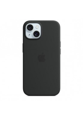 Чохол для смартфону Apple iPhone 15 Silicone Case with MagSafe - Black (MT0J3)