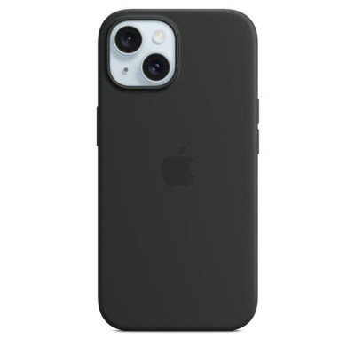 Чохол для смартфону Apple iPhone 15 Silicone Case with MagSafe - Black (MT0J3)