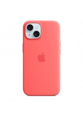 Чохол для смартфону Apple iPhone 15 Silicone Case with MagSafe - Guava (MT0V3)