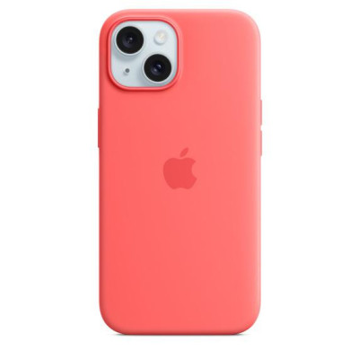 Чохол для смартфону Apple iPhone 15 Silicone Case with MagSafe - Guava (MT0V3)