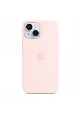 Чохол для смартфону Apple iPhone 15 Silicone Case with MagSafe - Light Pink (MT0U3)