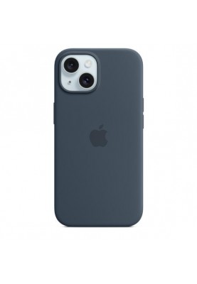 Чохол для смартфона Apple iPhone 15 Silicone Case with MagSafe - Storm Blue (MT0N3)